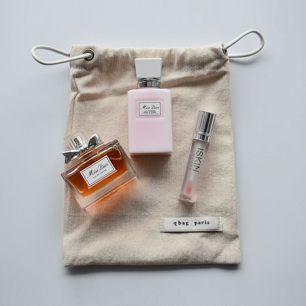 【公式ショップ限定】巾着ポーチ〈ベージュ〉