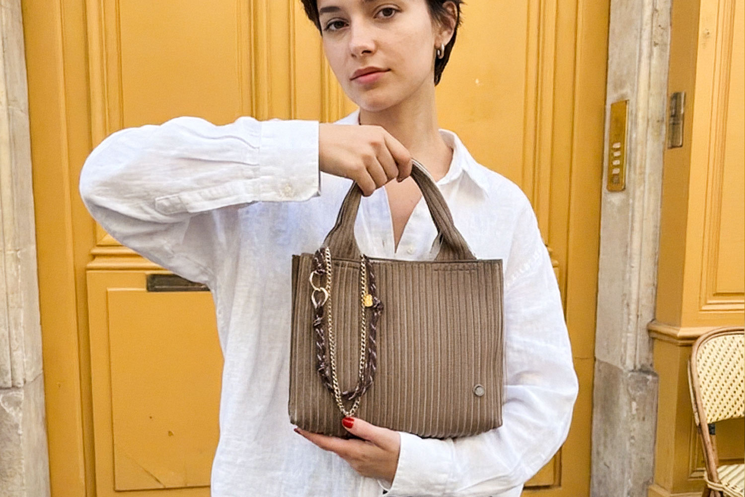 q bagができるまで#028《tricote plus petit(トリコット プリュ プティ)》