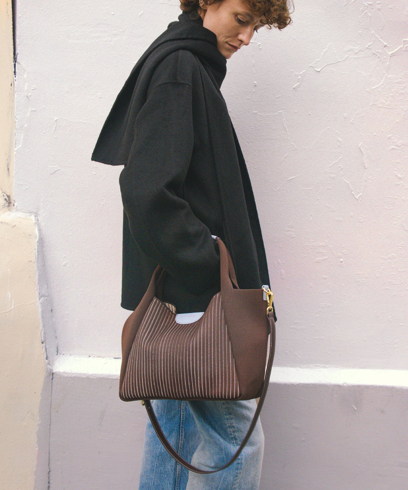 q bag parisトリコット コロネット [新素材ニット バッグ]