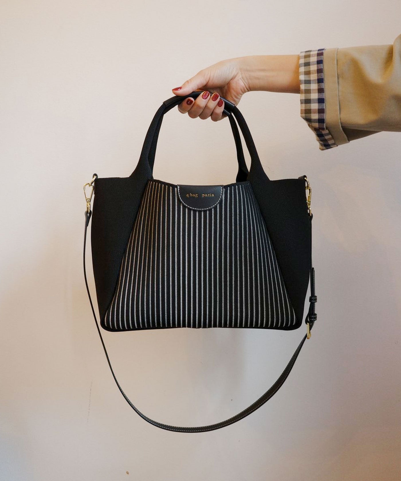 q bag parisトリコット コロネット [新素材ニット バッグ]