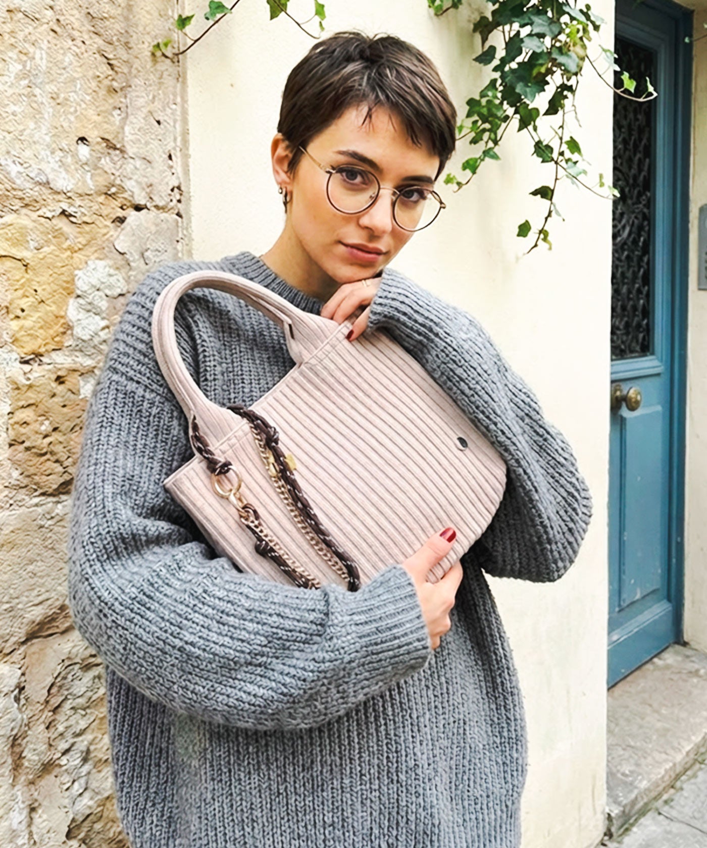 q bag paris トリコット プリュプティ [新素材ニットバッグ]