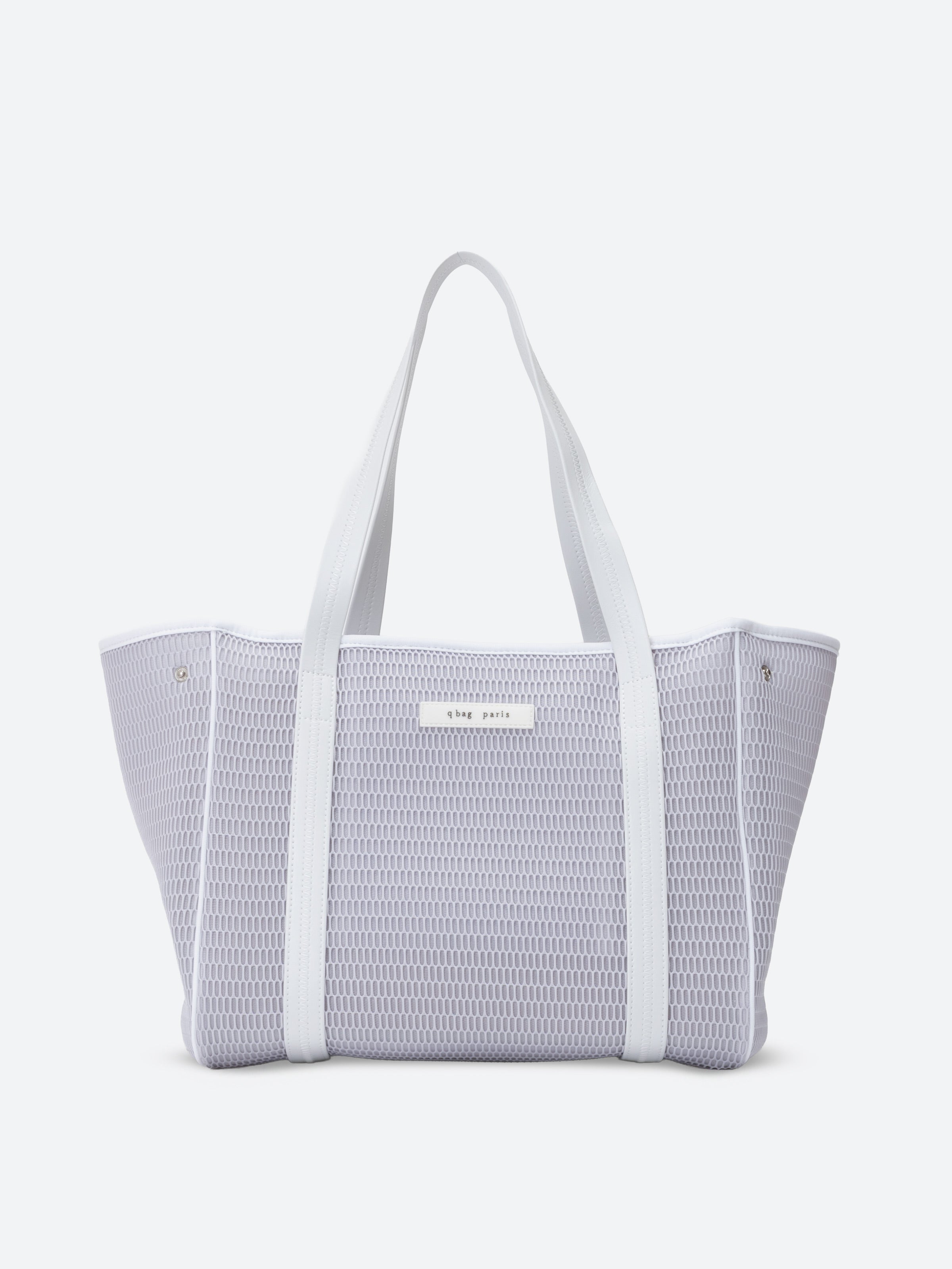 価格変更　qbag paris ネスト Mサイズ ジップ付 グレージュビアンコ nest zip M （ネストジップ エム） | トートバッグ | Q bag paris