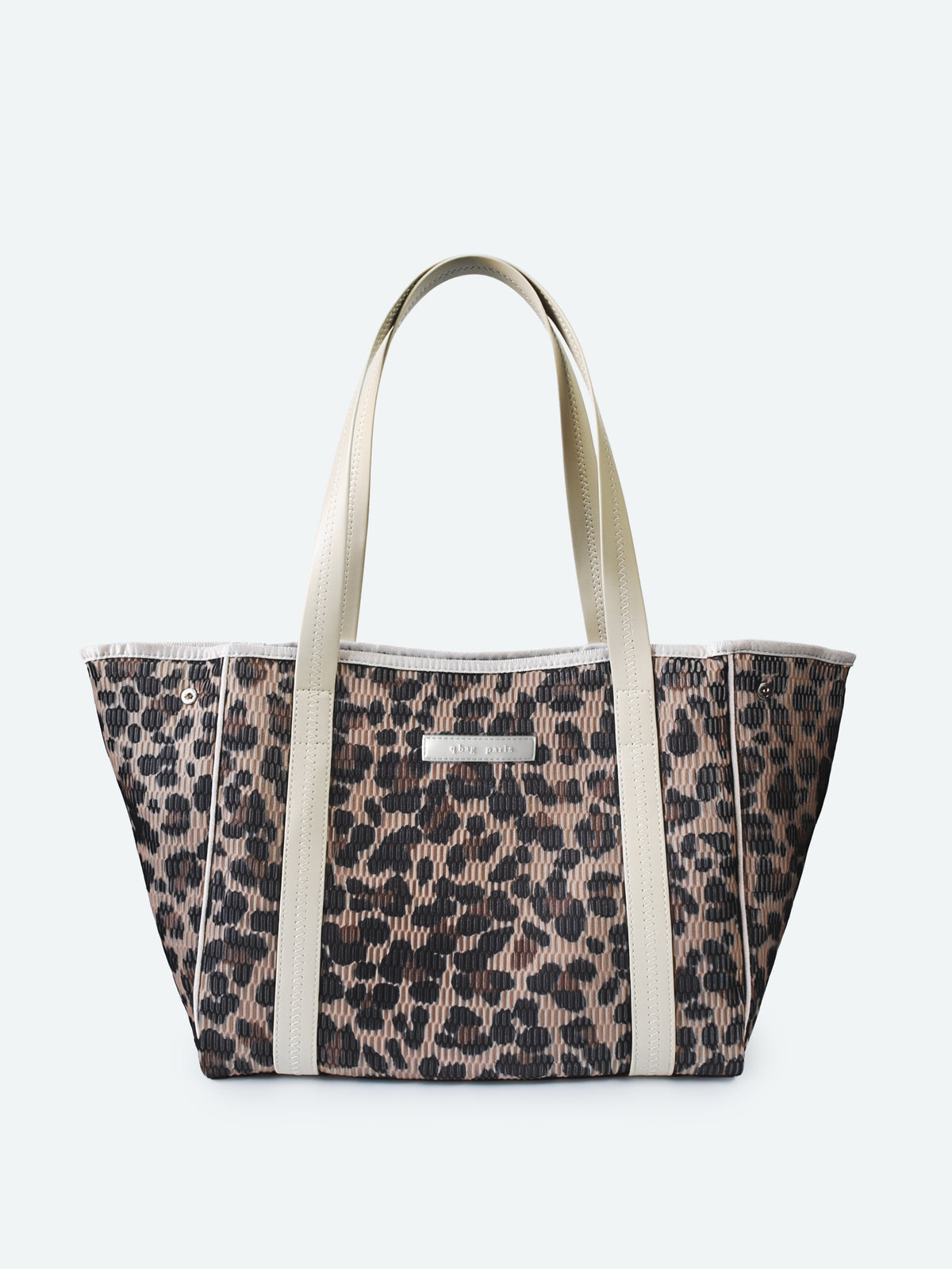 【IÉNA × Q bag Paris 別注デザイン】nest zip M Leopard