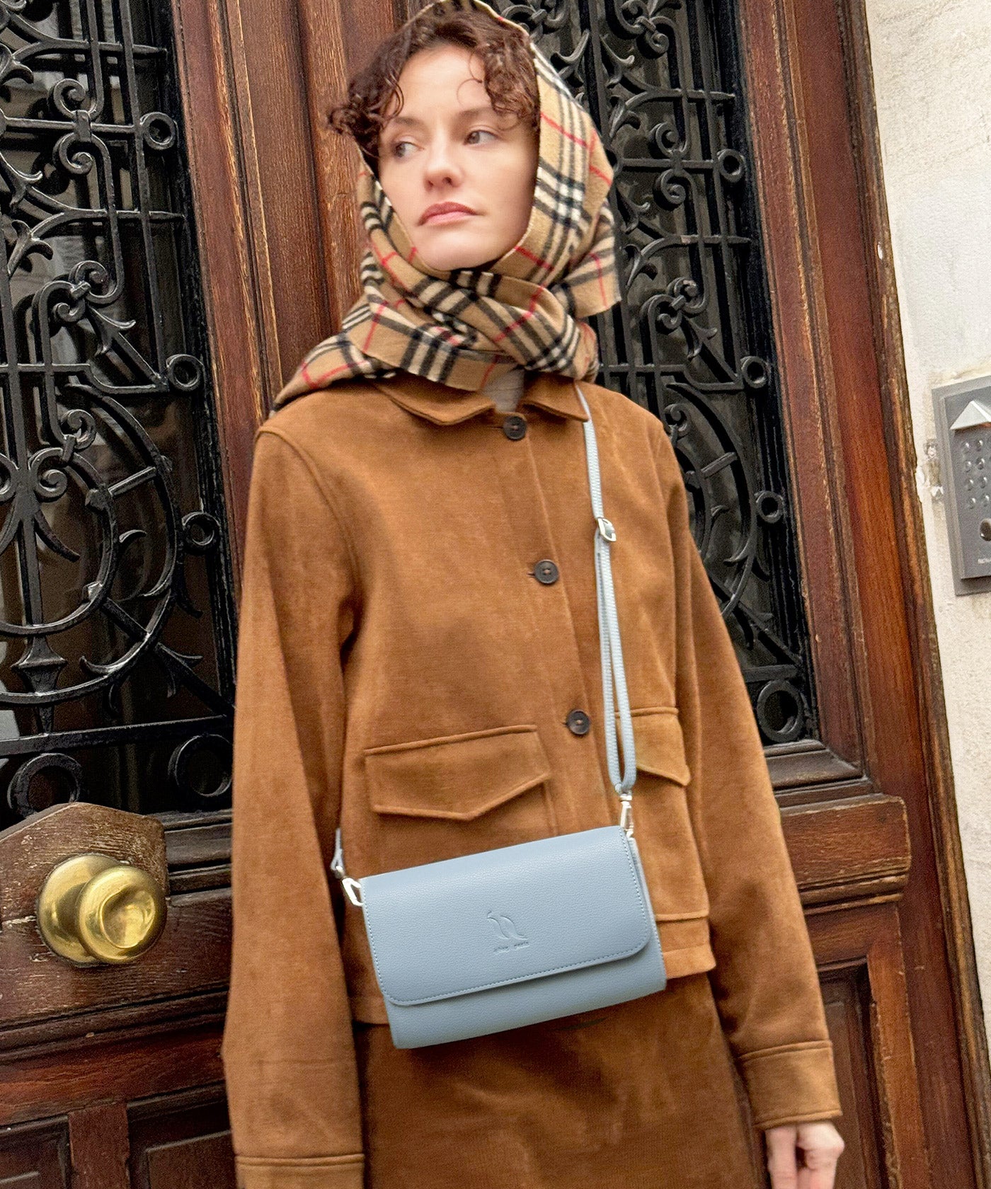 シルバー金具　オーガンジーボディーバック　カオパオシュウ coucou （クク） | ハンドバッグ（お財布ポシェット）| Q bag Paris