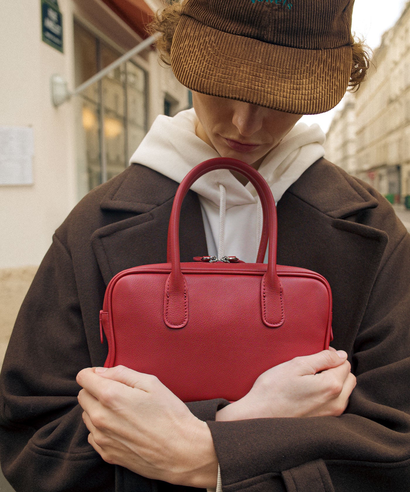 未使用品 qbag paris flou バッグ q bag paris フルー flou