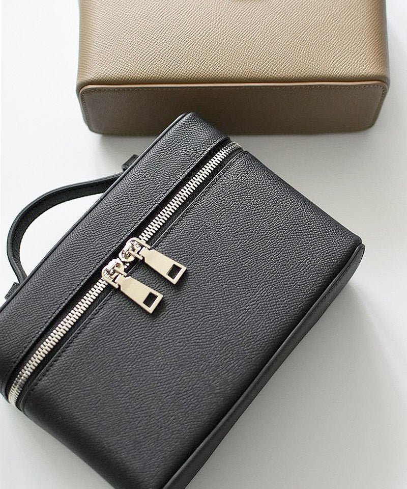 cléa(クレア) 本革バニティバッグ q bag paris 公式ショップ