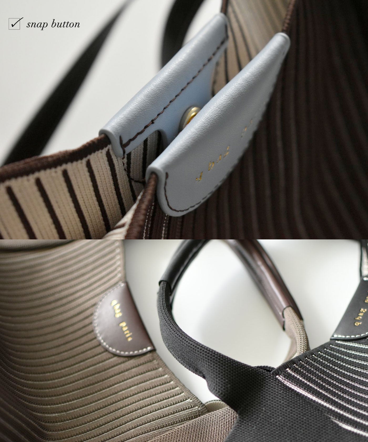 q bag parisトリコット コロネット [新素材ニット バッグ]